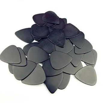 10 Adet Müzik Aksesuarları Siyah 0.5 mm Gitar Seçtikleri Plectrums Gitar Çalma Eğitim Araçları Müzik Aletleri