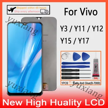 Orijinal Vivo Y3 Y11 Y12 Y15 Y17 lcd ekran dokunmatik ekran digitizer Değiştirme