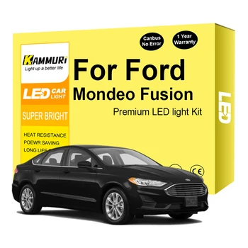 Otomatik kapalı ışık Ford Fusion Mondeo İçin MK4 MK5 2016 2017 2018 2019 2020 Canbus Aksesuarları LED İç Gövde Harita Ampul Kiti