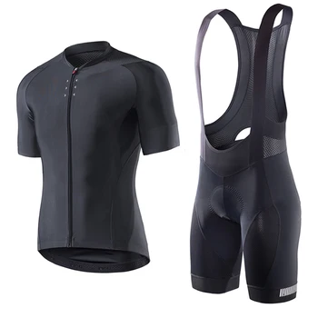 DEMİR Elastik Interface ® Yastık Yükseltme Önlük Şort 2021 Yaz MTB Bisiklet Setleri Takım Forması Gömlek bisikletçi giysisi Takım Elbise Tayt 5