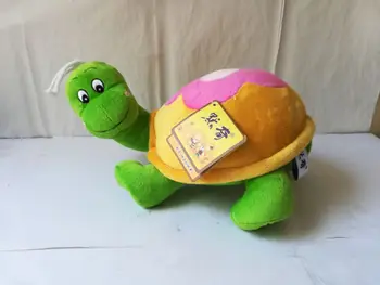 yeni varış karikatür kaplumbağa peluş oyuncak büyük 30x16 cm renkli kaplumbağa yumuşak oyuncak noel hediyesi s2182