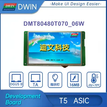 DWIN 7 inç TFT LCD Modül ekranı, 800 * 480 HMI endüstriyel dokunmatik panel, Akıllı tft LCD UART ekran Modülü DMG80480C07003WTR 