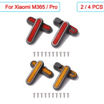 2/4 ADET jant kapağı Kabuk Korumak için Xiaomi Scooter Pro 2/1s / M365 Pro Ön Arka Güvenlik Yansıtıcı Etiket Tekerlek göbeği Kapağı Parçası