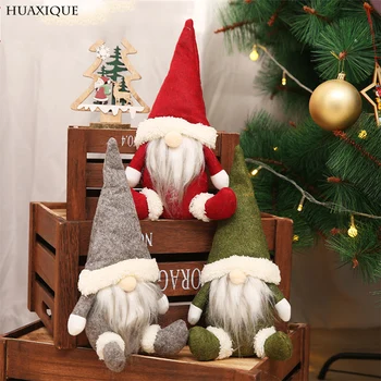 Santa Rudolph Bebek doğum günü hediyesi Ev yılbaşı dekoru Meçhul Orman Yaşlı Gnome Santa Bebek Çocuk Oyuncak Hediyeler Noel Süs