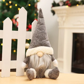 Santa Rudolph Bebek doğum günü hediyesi Ev yılbaşı dekoru Meçhul Orman Yaşlı Gnome Santa Bebek Çocuk Oyuncak Hediyeler Noel Süs 2
