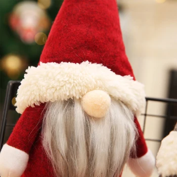 Santa Rudolph Bebek doğum günü hediyesi Ev yılbaşı dekoru Meçhul Orman Yaşlı Gnome Santa Bebek Çocuk Oyuncak Hediyeler Noel Süs 3