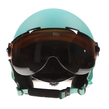 AY kayak kaskı Gözlük Kayak Kask Yetişkin Kış Sporları Koruma Snowboard 2
