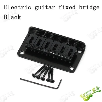 Elektro gitar sabit köprü dize plaka aracılığıyla 6 modu kısa gitar köprü alt giyebilir dize elektrik gitar aksesuar 3