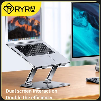 RYRA Katlanabilir laptop standı Taşınabilir Destek Tabanı Tutucu Ayarlanabilir Yükseltici Soğutma Braketi Dizüstü ve Tablet Aksesuarları