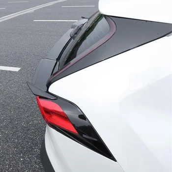 Çatı Spoiler için Aksesuar Yeni Toyota RAV4 Araba Pencere Parlak Siyah Arka Dudak Kanat Kuyruk ABS Malzeme Segregator Tamir 2020 2021