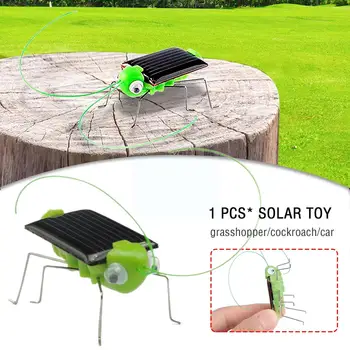 Güneş Çekirge Eğitici Güneş Enerjili Çekirge Robot Oyuncak Gerekli Gadget Hediye Güneş Oyuncaklar Çocuklar İçin Pil Yok 202 N2S1