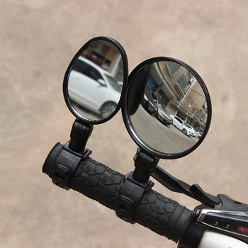 2 Adet Bisiklet Dikiz Gidon Aynalar Bisiklet Dikiz MTB Bisiklet Silikon Kolu dikiz aynası