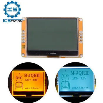 LCD12864 LCD LED Ekran Modülü Beyaz / Sarı arkadan aydınlatmalı LCD SPI / IIC I2C 128X64 Nokta Grafik Ekran Kartı DC 5V