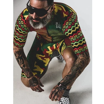 Aşk Ağrı Yaz Bisiklet Pro Team Giyim erkek Kısa Kollu Jersey Setleri 9d Jel Ped Önlük Şort Ciclismo Maillot Kiti