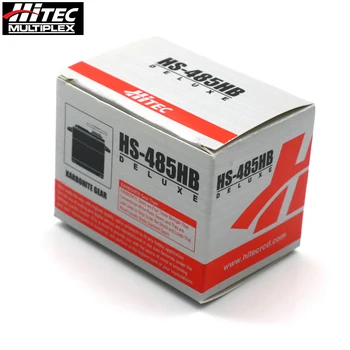 Hitec HS-485HB HS485HB 4.8-6.0 V Yüksek Tork Karbonit Dişli Standart DELUXE Servo HD Rulman RC Modeli İçin Servo Motor Oyuncak 5