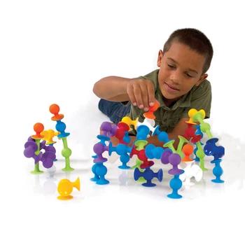 Yeni Yumuşak Yapı Taşları çocuklar DIY Pop squigz enayi Komik Silikon blok Modeli İnşaat Oyuncakları Çocuklar İçin Yaratıcı Hediyeler Erkek