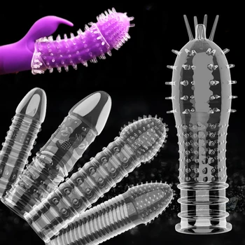 14 Stil Erkek Büyütme Penis Extender Kılıf Kullanımlık Prezervatif Artırıcı Kristal Penis Kollu Gecikme Boşalma Seks Oyuncakları Adam İçin