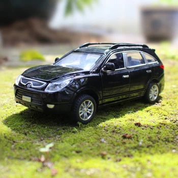 1: 32 Hyundai Veracruz SUV alaşım araba Modeli Diecasts Metal Araçlar Araba Modeli simülasyon ses ışık koleksiyonu çocuk oyuncak hediye