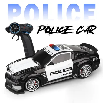 1/12 Büyük RC Araba 2.4 G Elektrikli Araba Çocuklar için Polis Arabaları Modelleri Yüksek Hızlı Radyo Kontrollü Off-Road Sürüklenme araç Erkek Çocuklar 5