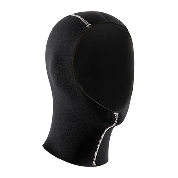 3 / 5mm Neopren Tüplü Dalış Hood Omuz Dalış Şapka Kap Kış Yüzme Sıcak Kafa Güneş Koruma Spearfishing Ekipmanları