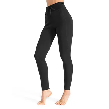 Wetsuit Pantolon 1.5 mm Neopren Pantolon/Ceket Uzun Kadın Sörf Sıcak Tutmak dalgıç giysisi Sörf Yüzme Şnorkel Üstleri / Dipleri