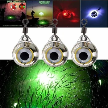 1/3/5 adet Mini Balıkçılık cazibesi ışık LED derin Bırak sualtı göz Şekli Balıkçılık kalamar Balıkçılık Bait aydınlık cazibesi Balık Çekmek için