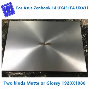 Orijinal 14 inç Asus Zenbook 14 UX431FA UX431 UX431F FHD 1920X1080 laptop lcd ekranı Meclisi Tam Parçaları ile kapak