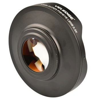 37MM / 43MM 0.3 X HD Ultra Balıkgözü Lens adaptörü Balıkgözü Geniş Lens Adaptörü Hood ile Sadece Video Kameralar Kameralar