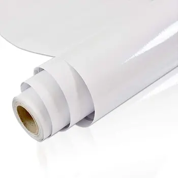 80 CM Sedefli Beyaz mutfak yağı Geçirmez Anti-haşlanma Tezgah Sticker PVC Kendinden Yapışkanlı Su Geçirmez Duvar Kağıdı Masaüstü Dekor için