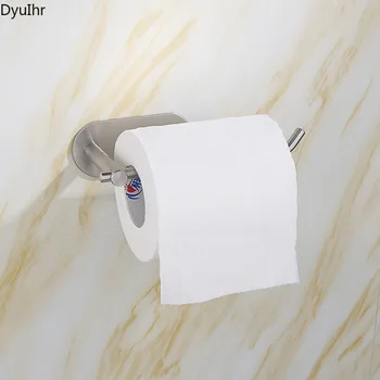 Yaratıcı banyo tuvalet 304 paslanmaz çelik kağıt havlu tutacağı, mutfak rulo kağıt havlu tutucu, olmayan delikli rulo kağıt havlu tutucu