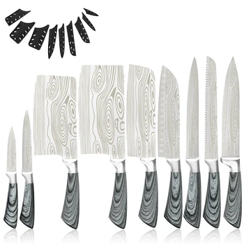 XYj Mutfak Paslanmaz Çelik Bıçak Seti 8