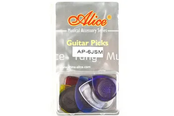 Alice 6 adet Su Damlası Ağır Dayanıklı Şeffaf Caz Gitar Elektro Gitar Bas Seçtikleri Mızrap Kapaklı Ücretsiz Kargo