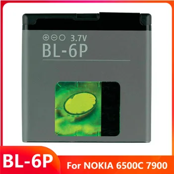 Orijinal Yedek Telefon Pil BL-6P NOKİA 6500C 7900 BL-6P Orijinal Şarj Edilebilir Piller 830mAh