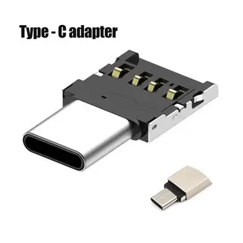 Taşınabilir Mini kart okuyucu USB Adaptörü Tip-C USB 3.0 OTG Adaptör Adaptörü Dönüştürücü PC Dizüstü Cep Telefonları için картридер