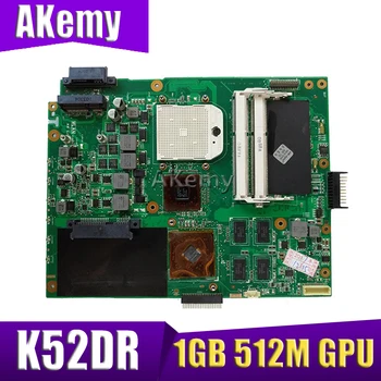 XinKaidi K52DR Laptop anakart AMD 1GB veya AMD 512M GPU Asus K52DR A52DE K52DE A52DR K52D K52 orijinal dizüstü anakart