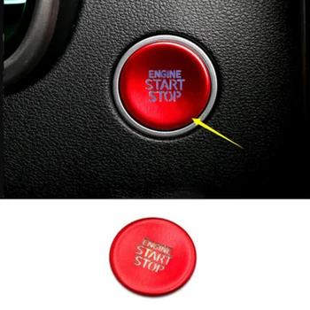 Araba Start Stop Motor Basma düğme kapağı Halka Hyundai Tucson 2022 2023 İçin Sticker Oto Styling Aksesuarları