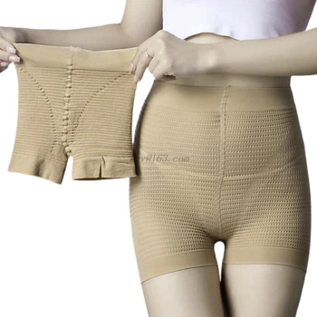 Kadınlar Seksi Mini Çok Streç Güvenlik Pantolon Dikişsiz Popo Kaldırma Shapewear Külot Düz Renk Yüksek Bel Elbise Altında Kayma Şort