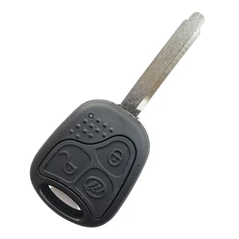 1 adet Yüksek Kaliteli 2 düğmeli uzak Anahtar Shell Kılıf Kapak Lifan 620 için Kesilmemiş Bıçak ile logo çıkartması