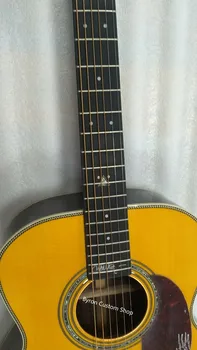 ücretsiz kargo el yapımı Fabrika mağaza özel OM28 akustik gitar 28jm imza Mayer akustik elektro gitar