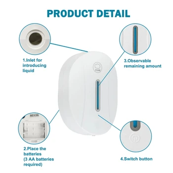 UOSU Fotoselli Otomatik Sabunluk Akıllı Köpük Makinesi Kızılötesi Sensör köpük sabun sabunluğu El Dezenfektanı Çamaşır Makinesi 2