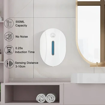 UOSU Fotoselli Otomatik Sabunluk Akıllı Köpük Makinesi Kızılötesi Sensör köpük sabun sabunluğu El Dezenfektanı Çamaşır Makinesi 4