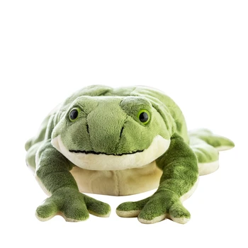 Doldurulmuş Yumuşak peluş oyuncak Hayvan Bebek Çocuklar için Bebek Kurbağa, Küçük / Büyük 2