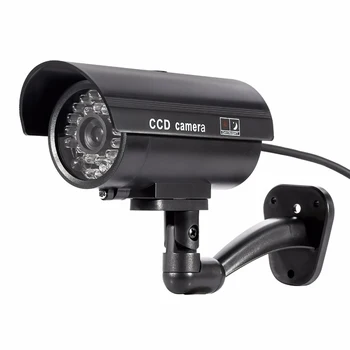 Yeni Sahte Kukla Kamera Bullet Su Geçirmez Açık Kapalı ev güvenlik kamerası CCTV Video Gözetim Kamera İle Yanıp Sönen Kırmızı LED
