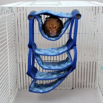 Ranza Salıncak Şeker Planör Sincap Hamster Oyun Uyku Kış Yatak Şeker Planör Hamak Uyku Oynamak için 5