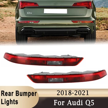 Araba Arka Tampon Kuyruk İşık Dönüş fren sinyal ışığı için LED Ampul ile Audi Q5 2018-2021 Arka Sinyal Lambası 80A945069A 80A945070A 0