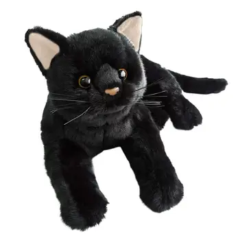Kedi peluş oyuncak 12 inç Peluş Yavru Oyuncaklar Bebek Kız Erkek Çocuklar İçin Doğum Günü Hediyeleri Kız Erkek Çocuklar İçin Toddlers Doğum Günü Partisi