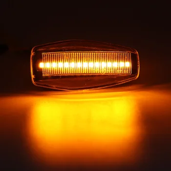 Dinamik Flaşör Dönüş sinyal ışığı LED Yan İşaretleyici Sıralı Lamba Hyundai Elantra İçin ı10 Getz Sonata XG Tucson Terracan Coupe 4