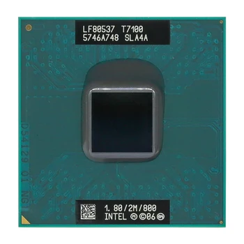 Intel CPU dizüstü Çekirdek 2 Duo T7100 CPU 2 M Soket 479 Önbellek/1.8 GHz/800 / Çift Çekirdekli Dizüstü işlemci