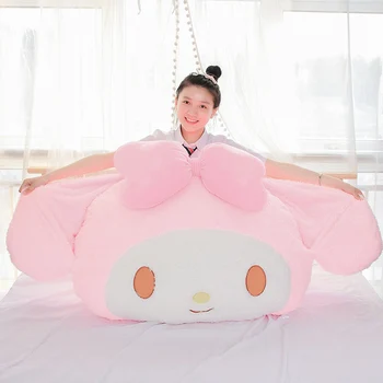 Büyük Boy Melodi peluş oyuncak Yastık Bebek Anime doldurulmuş oyuncak Büyük kanepe yastığı Kawaii Peluş Kapak Güzel Oda Dekor Hediye Kız İçin