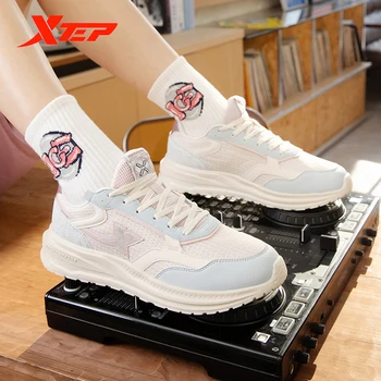 Xtep 70S-Lıangzhu kadın Sneakers Moda Bahar Kadın Açık Havada Yürüyüş spor ayakkabı Yeni Varış rahat ayakkabılar 878218320027
